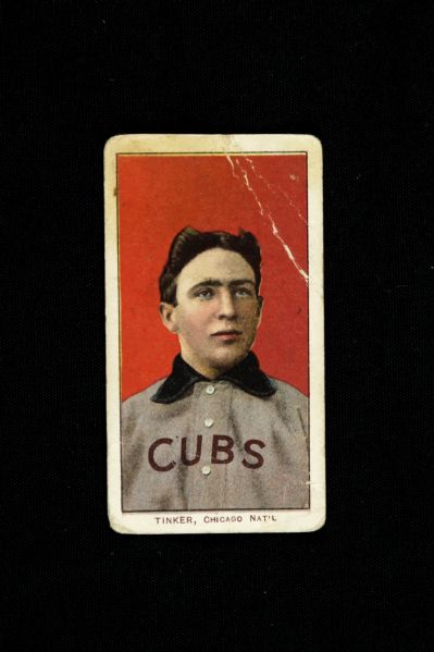 1909-11 Joe Tinker Chicago Cubs T206 Piedmont Baseball Card