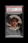 1961 Dick Groat Pittsburgh Pirates Slabbed Chemstrand Iron On (PSA GEM MT 10)