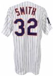 1994 Pete Smith New York Mets Signed Game Worn Home Jersey (MEARS LOA)