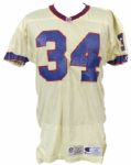 1992 Thurman Thomas Buffalo Bills Signed Game Worn Road Jersey (MEARS LOA/JSA) 