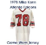 1978 Mike Kenn Atlanta Falcons Rookie Year Game Worn Road Jersey (MEARS LOA)