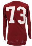 1957-59 #73 Game Worn Durene Wilson Football Jersey (MEARS LOA)