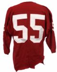 1950's #55 Game Worn Durene Russell Southern Football Jersey (MEARS LOA)