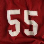 1950's #55 Game Worn Durene Russell Southern Football Jersey (MEARS LOA)