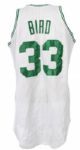 1979-81 Larry Bird Boston Celtics Clubhouse Signed Wilson Road Jersey (MEARS LOA)