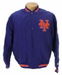 1994 Fernando Vina New York Mets Game Worn Warm Up Jacket (MEARS LOA)