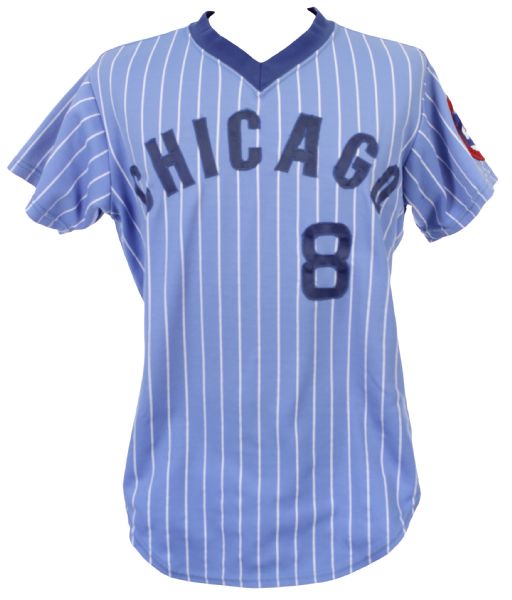 1981 Barry Foote Chicago Cubs Game Worn Road Jersey (MEARS LOA)