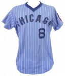 1981 Barry Foote Chicago Cubs Game Worn Road Jersey (MEARS LOA)