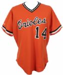 1988 Mike Morgan Baltimore Orioles Game Worn Alternate Jersey (MEARS LOA)