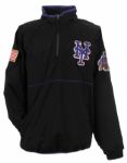 2002 New York Mets Game Worn Warm Up Jacket (MEARS LOA)