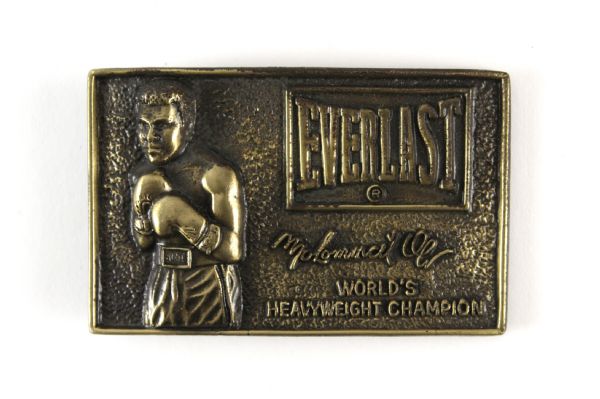 1970s Muhammad Ali Worlds Heavyweight Champion Everlast Belt Buckle