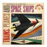1960s-80s Outer Space Memorabilia Collection - Lot of 3 w/ Record, Book & Photo Prints