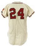 1959 Jim Pisoni Milwaukee Braves Game Worn Home Uniform w/ Stirrups (MEARS LOA)
