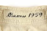 1959 Jim Pisoni Milwaukee Braves Game Worn Home Uniform w/ Stirrups (MEARS LOA)