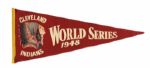 1948 Cleveland Indians World Series 29" Pennat