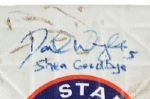 2008 David Wright New York Mets Signed Game Used Base From Last Season at Shea Stadium (MLB Hologram)