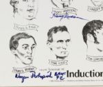 1992-95 Boxing Hall of Fame Induction Posters - Lot of 3 w/ 15 Signatures Including Hagler, Dundee, Norton & More (JSA)