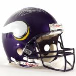2007-11 Adrian Peterson Minnesota Vikings Signed Helmet (Mounted Memories Hologram)