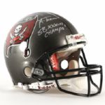 2009 Mike Alstott Tampa Bay Buccaneers Signed Helmet (Creative Sports Enterprises COA)
