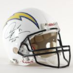 2006-09 LaDainian Tomlinson San Diego Chargers Signed Helmet (Mounted Memories COA)