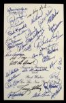 1960's-80's New York Mets Signed Holiday Greetings Card w/ 39 Signatures Including George Foster, Richie Ashburn, Mickey Lolich & More (PSA/DNA)