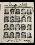 1966-70 Green Bay Packers County Stadium Program Collection - Lot of 3, 1 Signed (MEARS LOA)