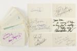 1970s-90s Celebrity Signed Index Card Collection - Lot of 125+ (MEARS LOA) 