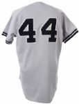 1981 Reggie Jackson New York Yankees Game Worn Road Jersey (MEARS A9) Final Season as a Yankee