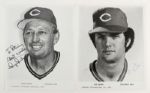 1970's Cincinnati Reds 8 x 10 Photo Collection - Lot of 28 w/ 16 Signed (JSA)