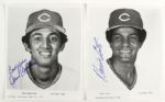 1970's Cincinnati Reds 8 x 10 Photo Collection - Lot of 28 w/ 16 Signed (JSA)