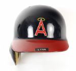 1981-84 Fred Lynn California Angles Game Worn Batting Helmet (MEARS LOA)