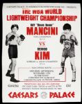 1982 Ray "Boom Boom" Mancini vs. Duk Koo Kim 22" x 28" On Site Poster