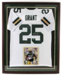 2007-11 Ryan Grant Green Bay Packers Signed Framed Jersey (Legends of the Field COA)