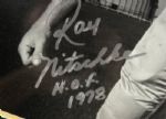 1995 Ray Nitschke Green Bay Packers Rare Jersey #72 Signed 24 x 32 Framed Photo Display 14/72 (MEARS LOA)