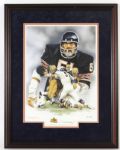 1979 Dick Butkus Chicago Bears Signed 23" x 30" Framed Hall of Fame Print 221/510 (Hall of Fame COA)