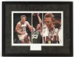 1992 Larry Bird Boston Celtics Signed 20" x 25" Framed Print 65/600 (Artist COA)