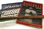 1930-86 New York Yankees Memorabilia Collection - Lot of 4 w/ Babe Ruth 16" H&B Mini Bat