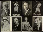 1932-33 Chicago Cubs 6 x 9 Team Issue Photos - Lot of 32 w/ Original Envelope