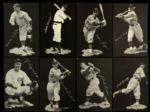 1932-33 Chicago Cubs 6 x 9 Team Issue Photos - Lot of 32 w/ Original Envelope