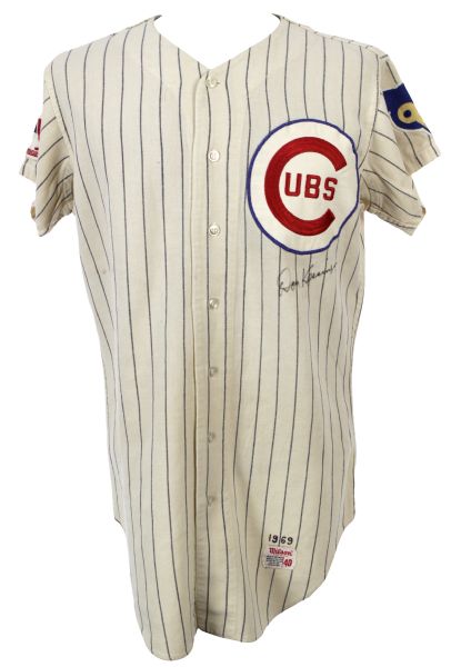 Lot Detail - 1969 Don Kessinger Chicago Cubs Signed Game Worn Home Jersey  (MEARS LOA/JSA)