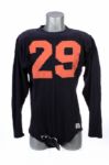 1960s Durene #29 Champion Full Sleeve Game Worn Football Jersey w/ 4 Button Crotch Piece (MEARS LOA)
