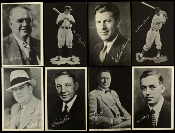 1932-33 Chicago Cubs 6" x 9" Team Issue Photos - Lot of 32 w/ Original Envelope