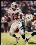 1990s Dan Marino Karim Abdul Jabbar Miami Dolphins Signed 8" x 10" Photo (JR Sports COA) 