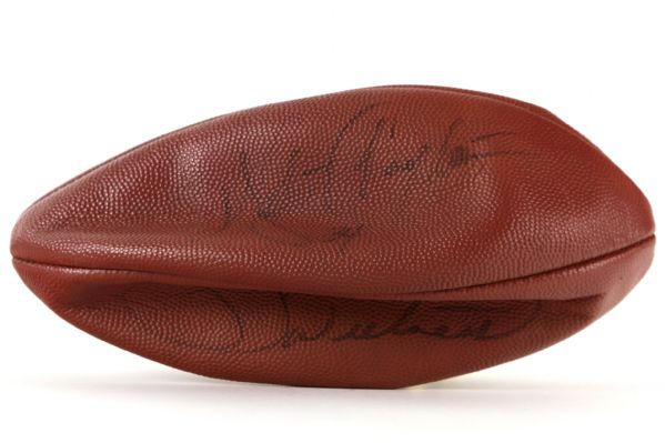 1980s Walter Payton Chicago Bears Signed Wilson Football (JSA)