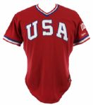 1984 Dave Graybill USA Olympic Baseball Team Game Worn Jersey (MEARS LOA)