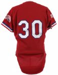 1984 Dave Graybill USA Olympic Baseball Team Game Worn Jersey (MEARS LOA)