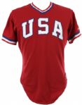 1984 John Hoover USA Olympic Baseball Team Game Worn Jersey (MEARS LOA)