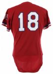 1984 John Hoover USA Olympic Baseball Team Game Worn Jersey (MEARS LOA)
