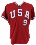 1984 Tom Hoffman USA Olympic Baseball Team Game Worn Jersey (MEARS LOA)