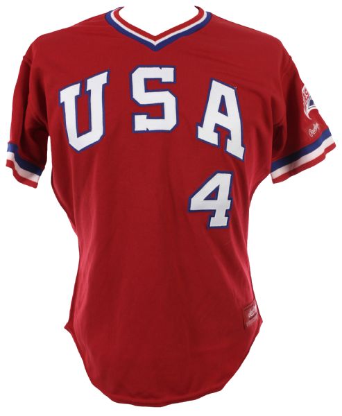 1984 Kevin Renz USA Olympic Baseball Team Game Worn Jersey (MEARS LOA)